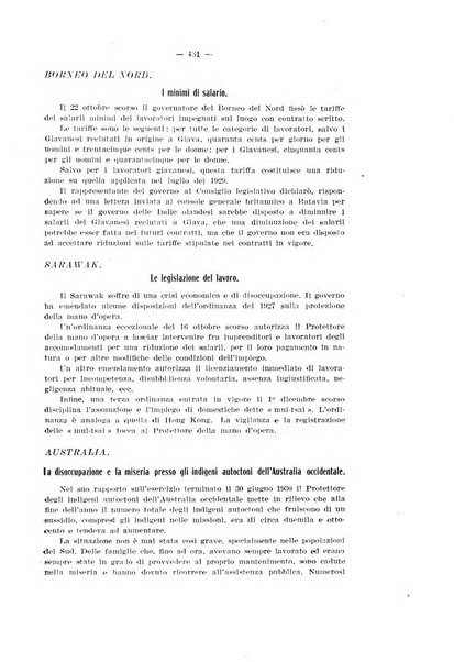 Informazioni sociali pubblicazione mensile curata dall'Ufficio corrispondente di Roma dell'Ufficio internazionale del lavoro, Ginevra