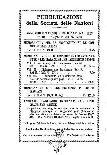 Informazioni sociali pubblicazione mensile curata dall'Ufficio corrispondente di Roma dell'Ufficio internazionale del lavoro, Ginevra