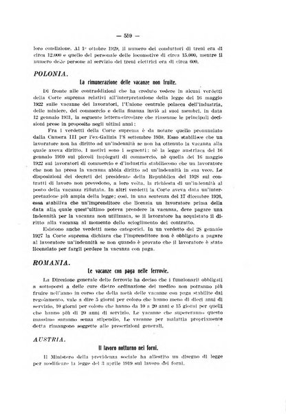 Informazioni sociali pubblicazione mensile curata dall'Ufficio corrispondente di Roma dell'Ufficio internazionale del lavoro, Ginevra