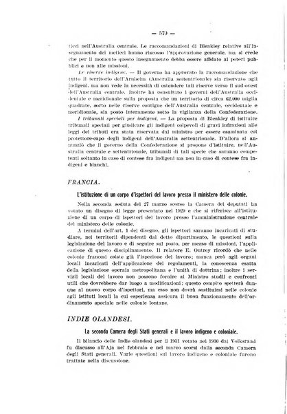 Informazioni sociali pubblicazione mensile curata dall'Ufficio corrispondente di Roma dell'Ufficio internazionale del lavoro, Ginevra