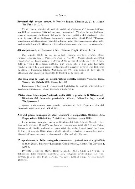 Informazioni sociali pubblicazione mensile curata dall'Ufficio corrispondente di Roma dell'Ufficio internazionale del lavoro, Ginevra