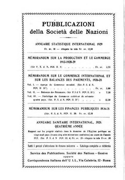 Informazioni sociali pubblicazione mensile curata dall'Ufficio corrispondente di Roma dell'Ufficio internazionale del lavoro, Ginevra