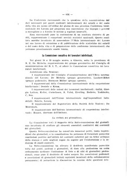 Informazioni sociali pubblicazione mensile curata dall'Ufficio corrispondente di Roma dell'Ufficio internazionale del lavoro, Ginevra