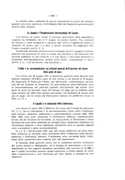 Informazioni sociali pubblicazione mensile curata dall'Ufficio corrispondente di Roma dell'Ufficio internazionale del lavoro, Ginevra