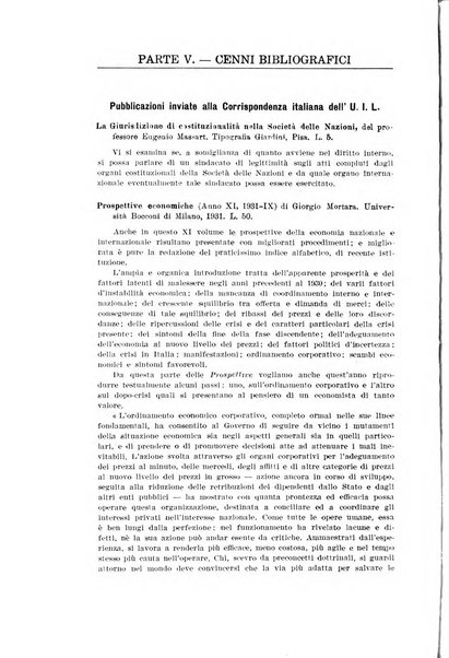 Informazioni sociali pubblicazione mensile curata dall'Ufficio corrispondente di Roma dell'Ufficio internazionale del lavoro, Ginevra