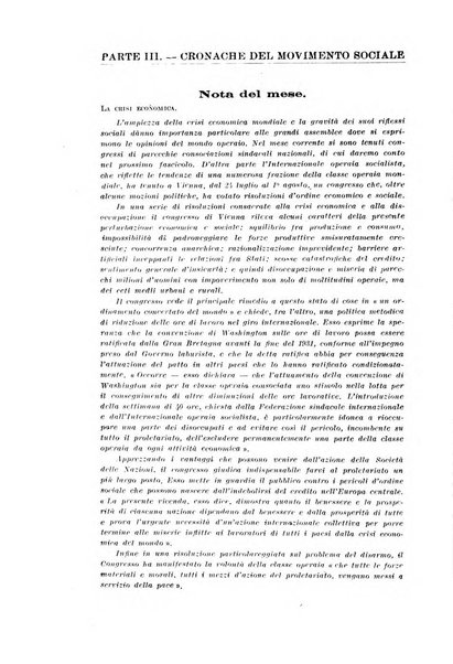 Informazioni sociali pubblicazione mensile curata dall'Ufficio corrispondente di Roma dell'Ufficio internazionale del lavoro, Ginevra