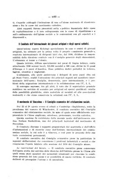 Informazioni sociali pubblicazione mensile curata dall'Ufficio corrispondente di Roma dell'Ufficio internazionale del lavoro, Ginevra