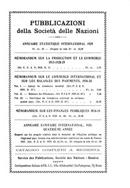 Informazioni sociali pubblicazione mensile curata dall'Ufficio corrispondente di Roma dell'Ufficio internazionale del lavoro, Ginevra