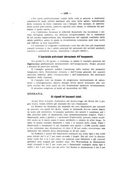 Informazioni sociali pubblicazione mensile curata dall'Ufficio corrispondente di Roma dell'Ufficio internazionale del lavoro, Ginevra