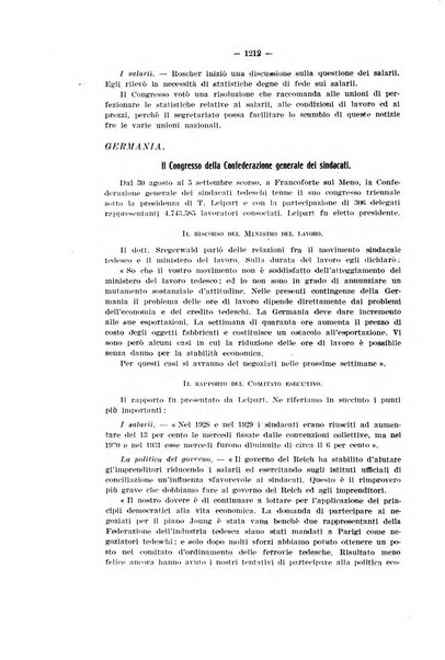 Informazioni sociali pubblicazione mensile curata dall'Ufficio corrispondente di Roma dell'Ufficio internazionale del lavoro, Ginevra