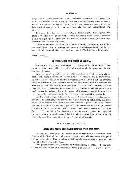 Informazioni sociali pubblicazione mensile curata dall'Ufficio corrispondente di Roma dell'Ufficio internazionale del lavoro, Ginevra