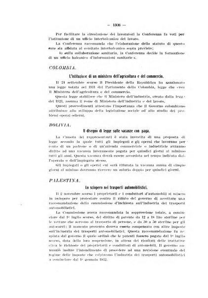 Informazioni sociali pubblicazione mensile curata dall'Ufficio corrispondente di Roma dell'Ufficio internazionale del lavoro, Ginevra