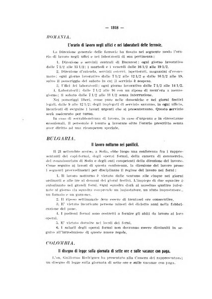 Informazioni sociali pubblicazione mensile curata dall'Ufficio corrispondente di Roma dell'Ufficio internazionale del lavoro, Ginevra