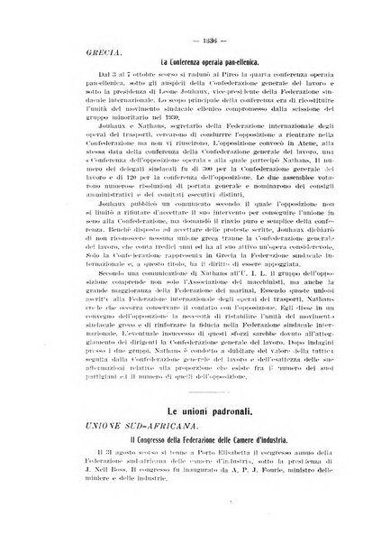 Informazioni sociali pubblicazione mensile curata dall'Ufficio corrispondente di Roma dell'Ufficio internazionale del lavoro, Ginevra