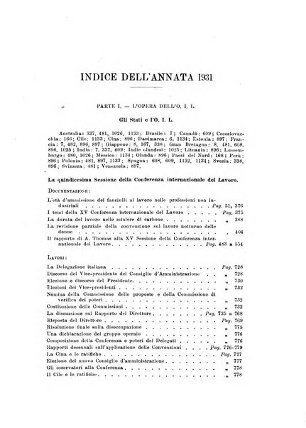 Informazioni sociali pubblicazione mensile curata dall'Ufficio corrispondente di Roma dell'Ufficio internazionale del lavoro, Ginevra