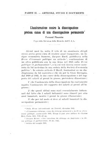 Informazioni sociali pubblicazione mensile curata dall'Ufficio corrispondente di Roma dell'Ufficio internazionale del lavoro, Ginevra