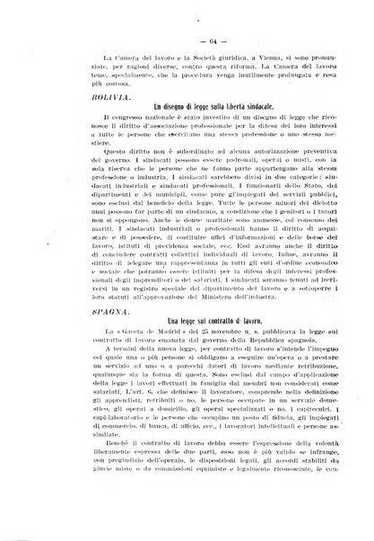 Informazioni sociali pubblicazione mensile curata dall'Ufficio corrispondente di Roma dell'Ufficio internazionale del lavoro, Ginevra