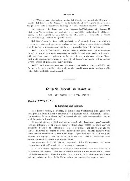 Informazioni sociali pubblicazione mensile curata dall'Ufficio corrispondente di Roma dell'Ufficio internazionale del lavoro, Ginevra