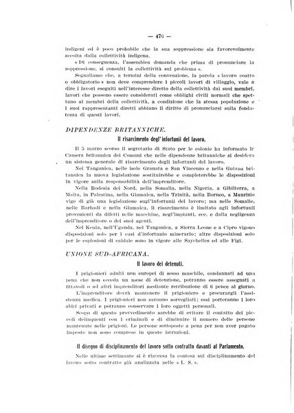 Informazioni sociali pubblicazione mensile curata dall'Ufficio corrispondente di Roma dell'Ufficio internazionale del lavoro, Ginevra