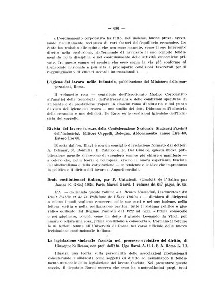 Informazioni sociali pubblicazione mensile curata dall'Ufficio corrispondente di Roma dell'Ufficio internazionale del lavoro, Ginevra