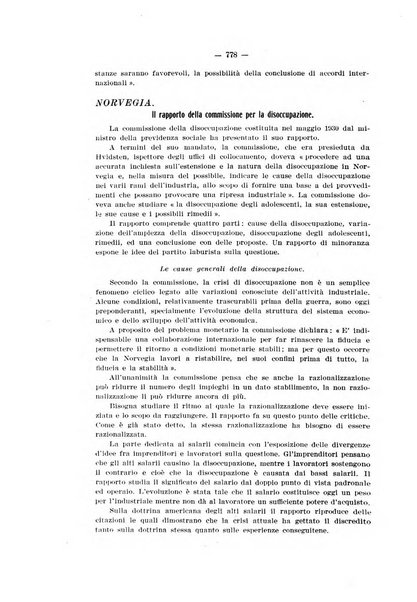 Informazioni sociali pubblicazione mensile curata dall'Ufficio corrispondente di Roma dell'Ufficio internazionale del lavoro, Ginevra