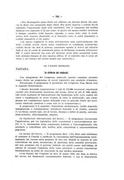 Informazioni sociali pubblicazione mensile curata dall'Ufficio corrispondente di Roma dell'Ufficio internazionale del lavoro, Ginevra