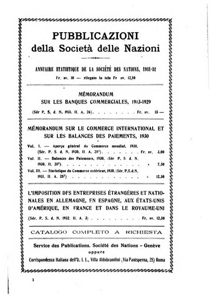 Informazioni sociali pubblicazione mensile curata dall'Ufficio corrispondente di Roma dell'Ufficio internazionale del lavoro, Ginevra