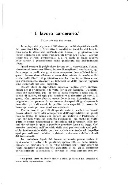 Informazioni sociali pubblicazione mensile curata dall'Ufficio corrispondente di Roma dell'Ufficio internazionale del lavoro, Ginevra