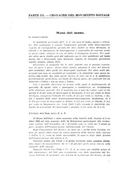 Informazioni sociali pubblicazione mensile curata dall'Ufficio corrispondente di Roma dell'Ufficio internazionale del lavoro, Ginevra