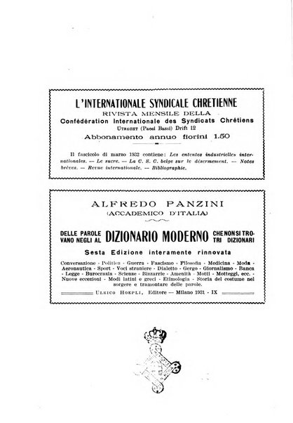 Informazioni sociali pubblicazione mensile curata dall'Ufficio corrispondente di Roma dell'Ufficio internazionale del lavoro, Ginevra