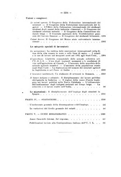 Informazioni sociali pubblicazione mensile curata dall'Ufficio corrispondente di Roma dell'Ufficio internazionale del lavoro, Ginevra