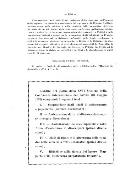 Informazioni sociali pubblicazione mensile curata dall'Ufficio corrispondente di Roma dell'Ufficio internazionale del lavoro, Ginevra