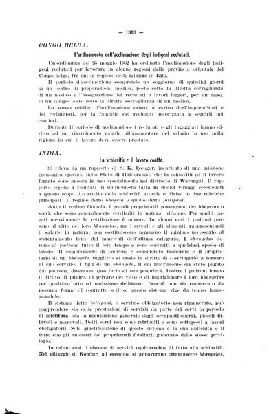 Informazioni sociali pubblicazione mensile curata dall'Ufficio corrispondente di Roma dell'Ufficio internazionale del lavoro, Ginevra