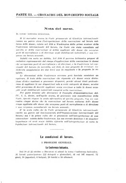 Informazioni sociali pubblicazione mensile curata dall'Ufficio corrispondente di Roma dell'Ufficio internazionale del lavoro, Ginevra