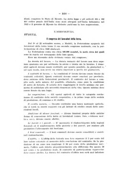 Informazioni sociali pubblicazione mensile curata dall'Ufficio corrispondente di Roma dell'Ufficio internazionale del lavoro, Ginevra