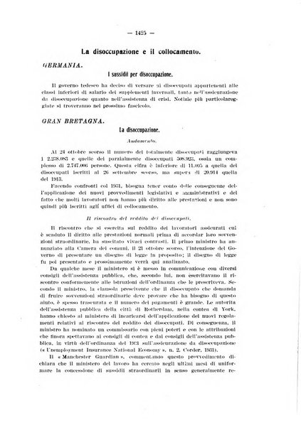 Informazioni sociali pubblicazione mensile curata dall'Ufficio corrispondente di Roma dell'Ufficio internazionale del lavoro, Ginevra