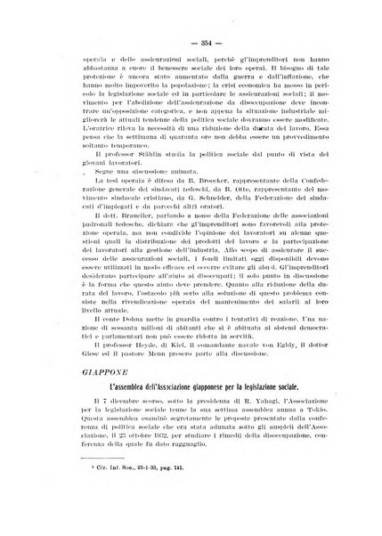 Informazioni sociali pubblicazione mensile curata dall'Ufficio corrispondente di Roma dell'Ufficio internazionale del lavoro, Ginevra