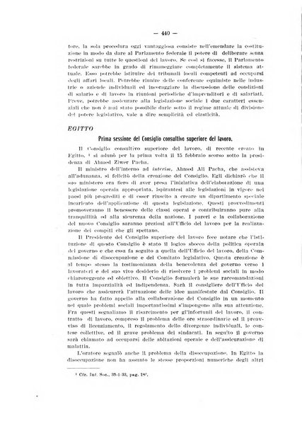 Informazioni sociali pubblicazione mensile curata dall'Ufficio corrispondente di Roma dell'Ufficio internazionale del lavoro, Ginevra