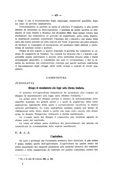 Informazioni sociali pubblicazione mensile curata dall'Ufficio corrispondente di Roma dell'Ufficio internazionale del lavoro, Ginevra