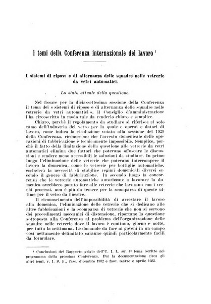 Informazioni sociali pubblicazione mensile curata dall'Ufficio corrispondente di Roma dell'Ufficio internazionale del lavoro, Ginevra