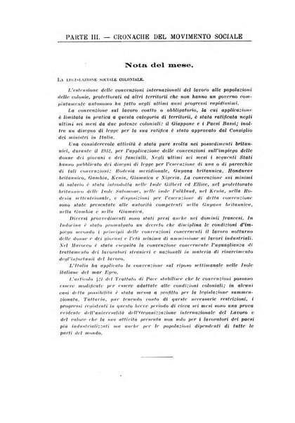 Informazioni sociali pubblicazione mensile curata dall'Ufficio corrispondente di Roma dell'Ufficio internazionale del lavoro, Ginevra