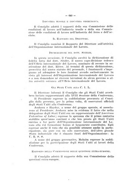 Informazioni sociali pubblicazione mensile curata dall'Ufficio corrispondente di Roma dell'Ufficio internazionale del lavoro, Ginevra