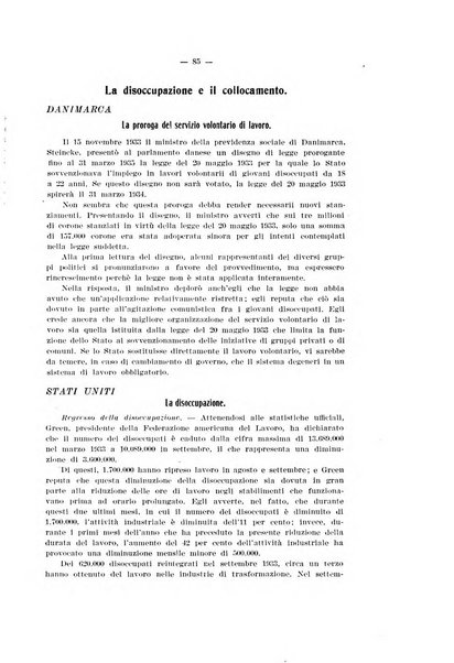 Informazioni sociali pubblicazione mensile curata dall'Ufficio corrispondente di Roma dell'Ufficio internazionale del lavoro, Ginevra