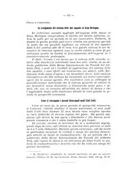 Informazioni sociali pubblicazione mensile curata dall'Ufficio corrispondente di Roma dell'Ufficio internazionale del lavoro, Ginevra