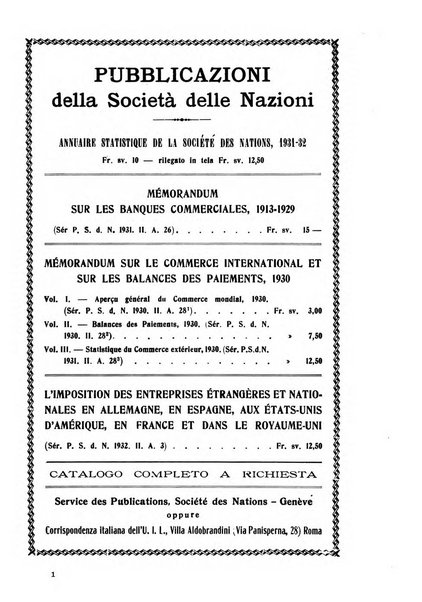 Informazioni sociali pubblicazione mensile curata dall'Ufficio corrispondente di Roma dell'Ufficio internazionale del lavoro, Ginevra