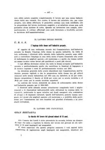 Informazioni sociali pubblicazione mensile curata dall'Ufficio corrispondente di Roma dell'Ufficio internazionale del lavoro, Ginevra