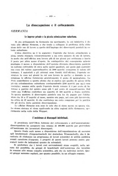 Informazioni sociali pubblicazione mensile curata dall'Ufficio corrispondente di Roma dell'Ufficio internazionale del lavoro, Ginevra