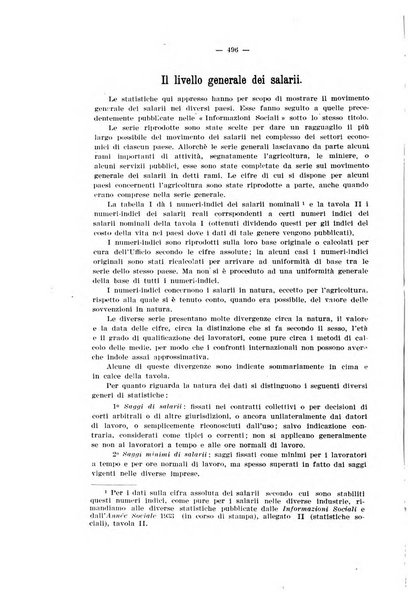 Informazioni sociali pubblicazione mensile curata dall'Ufficio corrispondente di Roma dell'Ufficio internazionale del lavoro, Ginevra