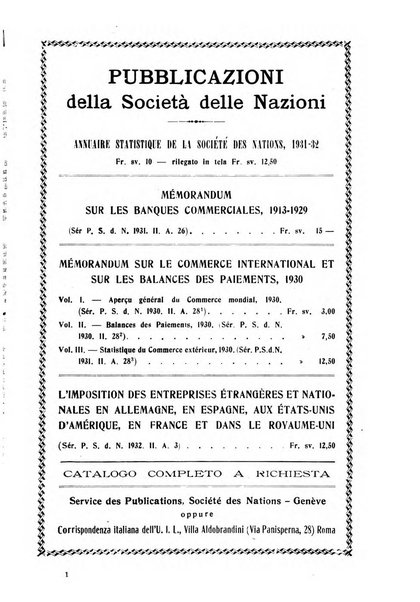 Informazioni sociali pubblicazione mensile curata dall'Ufficio corrispondente di Roma dell'Ufficio internazionale del lavoro, Ginevra