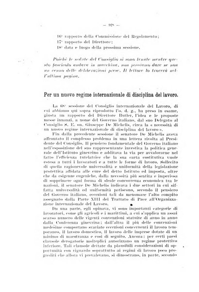 Informazioni sociali pubblicazione mensile curata dall'Ufficio corrispondente di Roma dell'Ufficio internazionale del lavoro, Ginevra